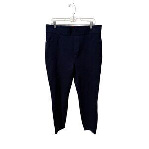 Spanx Navy Blue Ankle Length Stretch Pants 2X
